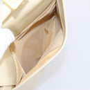 GIVENCHY Shoulder Bag Leather Ivory Gold Auth 207416-23