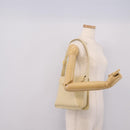 GIVENCHY Shoulder Bag Leather Ivory Gold Auth 207416-24