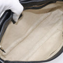 GUCCI Soho Chain Shoulder Bag Leather Black Gold 536224 Auth 207417V-10