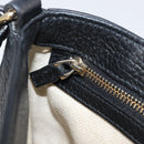 GUCCI Soho Chain Shoulder Bag Leather Black Gold 536224 Auth 207417V-21