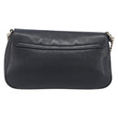 GUCCI Soho Chain Shoulder Bag Leather Black Gold 536224 Auth 207417V-2