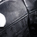 LOEWE Hand Bag Harako Leather Brown Gold Auth 207420A-12