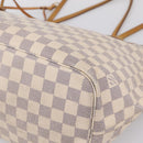 LOUIS VUITTON Damier Azur Neverfull MM Tote Bag N41605 LV Auth 207423-17