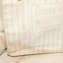 LOUIS VUITTON Damier Azur Neverfull MM Tote Bag N41605 LV Auth 207423-27