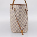 LOUIS VUITTON Damier Azur Neverfull MM Tote Bag N41605 LV Auth 207423-4