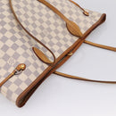 LOUIS VUITTON Damier Azur Neverfull MM Tote Bag N41605 LV Auth 207423-6