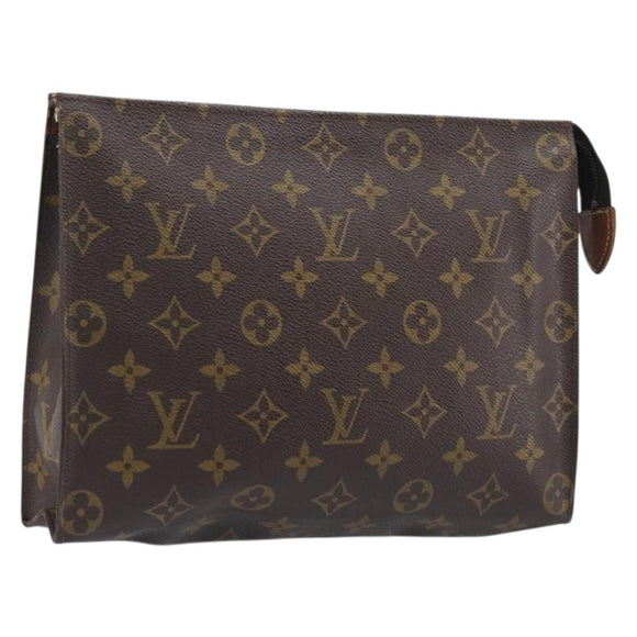 LOUIS VUITTON Monogram Poche Toilette 26 Pouch M47542 LV Auth 207426A