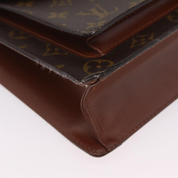 LOUIS VUITTON Monogram Monceau28 Hand Bag M51185 LV Auth 207428