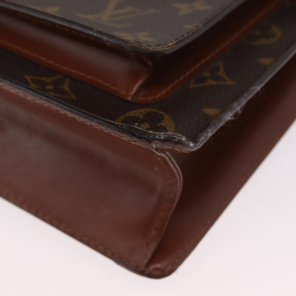 LOUIS VUITTON Monogram Monceau28 Hand Bag M51185 LV Auth 207428