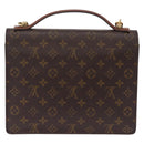 LOUIS VUITTON Monogram Monceau28 Hand Bag M51185 LV Auth 207428-2