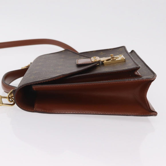 LOUIS VUITTON Monogram Monceau28 Hand Bag M51185 LV Auth 207428