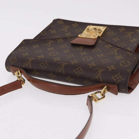 LOUIS VUITTON Monogram Monceau28 Hand Bag M51185 LV Auth 207428