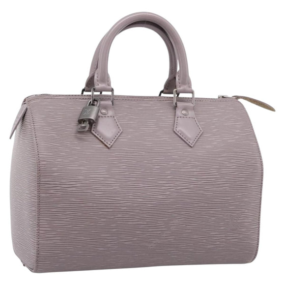 LOUIS VUITTON Epi Speedy 25 Hand Bag Gray Lilac M4301B LV Auth 207434V