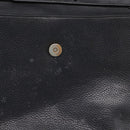 GUCCI Shoulder Bag Leather Black Gold Auth 207435-17
