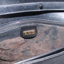 GUCCI Shoulder Bag Leather Black Gold Auth 207435-18