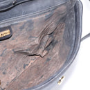 GUCCI Shoulder Bag Leather Black Gold Auth 207435-20