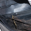 GUCCI Shoulder Bag Leather Black Gold Auth 207435-22