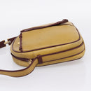 Cartier Must Line Trinity Shoulder Bag Leather Beige Gold Auth 207443-4