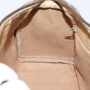 GUCCI GG Supreme Web Sherry Line Boston Bag PVC Beige Gold 40 02 006 Auth 207447-23