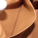 CELINE Macadam Canvas Pouch PVC Leather Brown Gold Auth 207448-21
