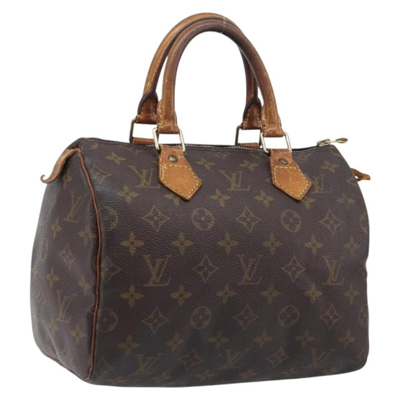 LOUIS VUITTON Monogram Speedy 25 Hand Bag M41528 LV Auth 207451