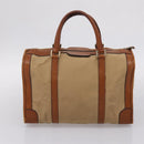 GUCCI GG Canvas Web Sherry Line Hand Bag 2 Set Beige Auth 207453-10