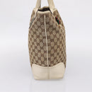 GUCCI GG Canvas Web Sherry Line Hand Bag 2 Set Beige Auth 207453-4