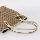 GUCCI GG Canvas Web Sherry Line Hand Bag 2 Set Beige Auth 207453-5