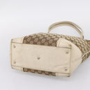 GUCCI GG Canvas Web Sherry Line Hand Bag 2 Set Beige Auth 207453-6