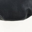 GUCCI Soho Shoulder Bag Leather Black Gold 295175 Auth 207456V-14
