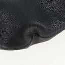 GUCCI Soho Shoulder Bag Leather Black Gold 295175 Auth 207456V-15