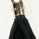 GUCCI Soho Shoulder Bag Leather Black Gold 295175 Auth 207456V-18