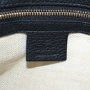 GUCCI Soho Shoulder Bag Leather Black Gold 295175 Auth 207456V-20