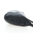 GUCCI Soho Shoulder Bag Leather Black Gold 295175 Auth 207456V-5