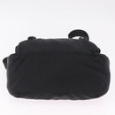 PRADA Shoulder Bag Nylon Black Silver Auth 207460V-5