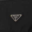 PRADA Shoulder Bag Nylon Black Silver Auth 207460V-21