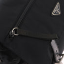PRADA Shoulder Bag Nylon Black Silver Auth 207460V-24
