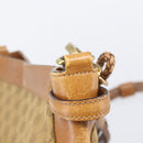 GUCCI GG Canvas Shoulder Bag Brown Gold 109097 Auth 207462-16
