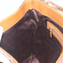 GUCCI GG Canvas Shoulder Bag Brown Gold 109097 Auth 207462-22