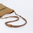 GUCCI GG Canvas Shoulder Bag Brown Gold 109097 Auth 207462-8
