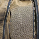 FENDI Zucca Canvas Vanity Hand Bag Black Brown Auth 207467-26