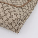 GUCCI GG Supreme Web Sherry Line Tote Bag PVC Beige Gold 40 02 003 Auth 207471A-10