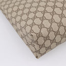 GUCCI GG Supreme Web Sherry Line Tote Bag PVC Beige Gold 40 02 003 Auth 207471A-13