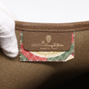 GUCCI GG Supreme Web Sherry Line Tote Bag PVC Beige Gold 40 02 003 Auth 207471A-15