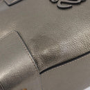 LOEWE Amazona 28 Hand Bag Leather Gold Auth 207475V-9