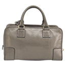 LOEWE Amazona 28 Hand Bag Leather Gold Auth 207475V-2