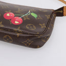 LOUIS VUITTON Monogram Cherry Pochette Accessoires Pouch M95008 Auth 207476SAV-15