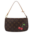 LOUIS VUITTON Monogram Cherry Pochette Accessoires Pouch M95008 Auth 207476SAV-13