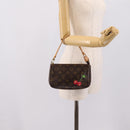 LOUIS VUITTON Monogram Cherry Pochette Accessoires Pouch M95008 Auth 207476SAV-23
