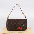 LOUIS VUITTON Monogram Cherry Pochette Accessoires Pouch M95008 Auth 207476SAV-12